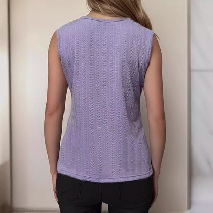 Avira Lace-Trim Vest