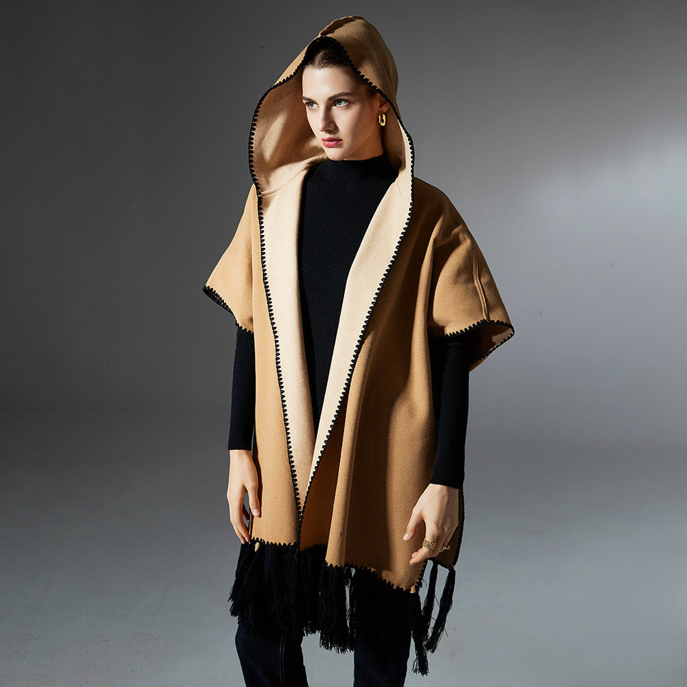 Camora Tassel Cloak Shawl