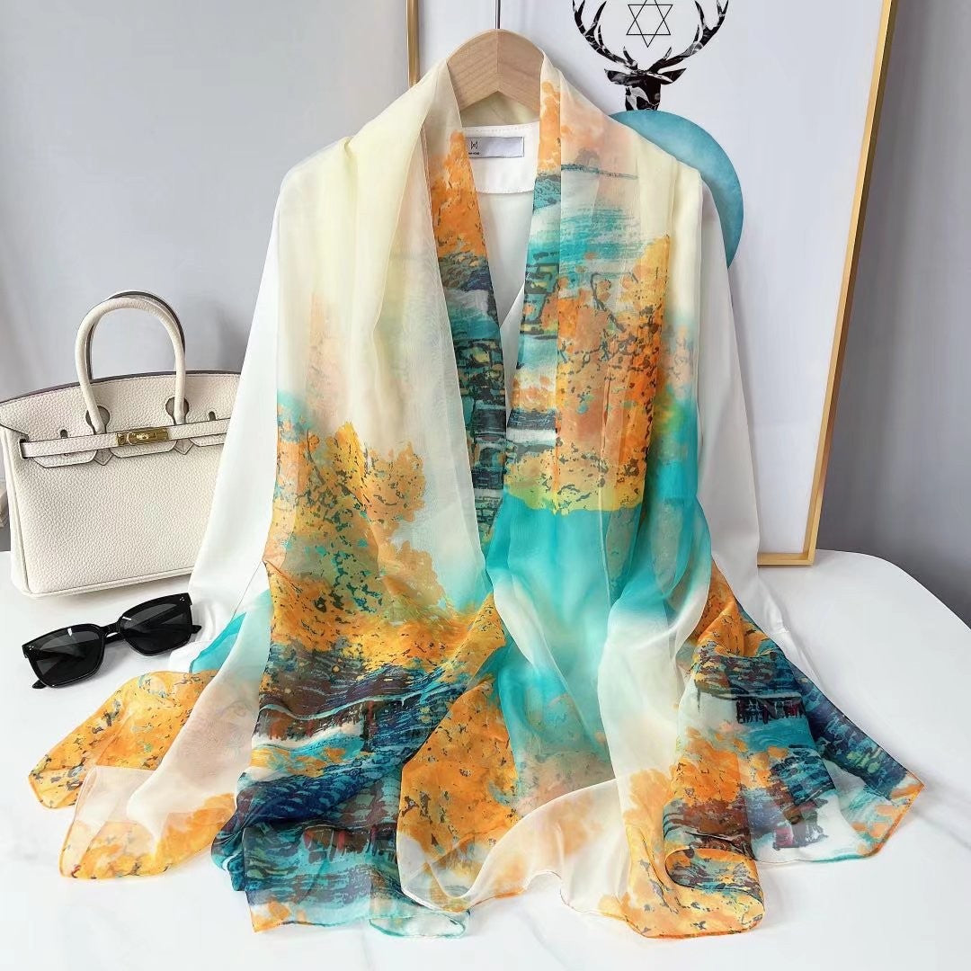 Cassira Paisley Travel Scarf