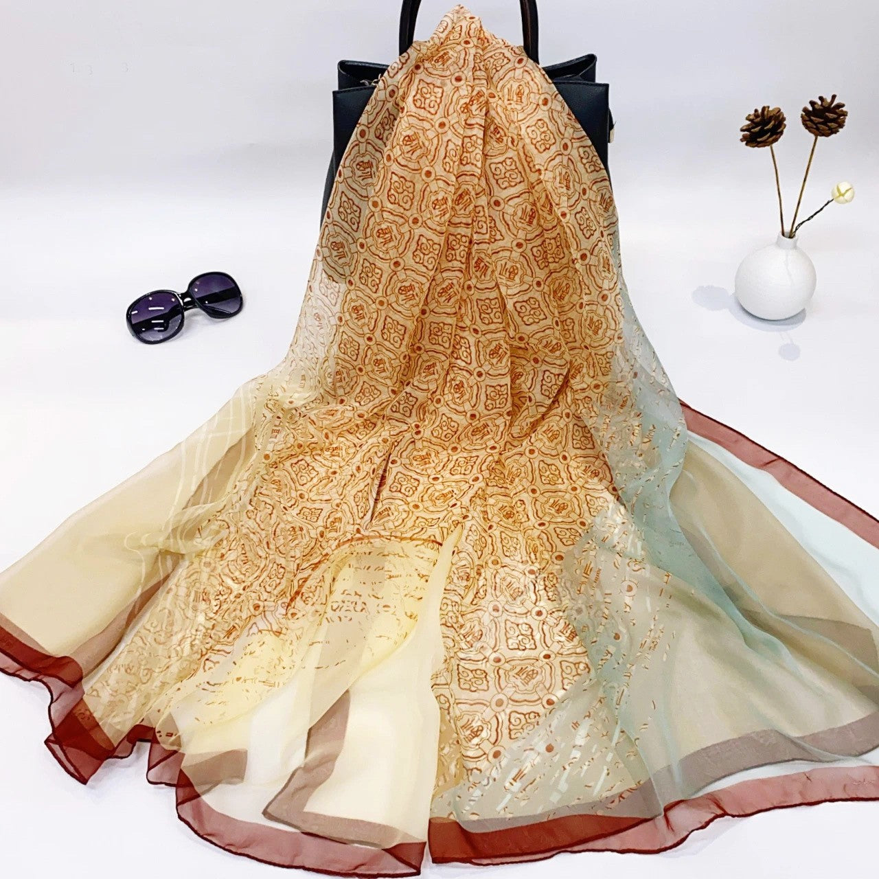 Cassira Paisley Travel Scarf