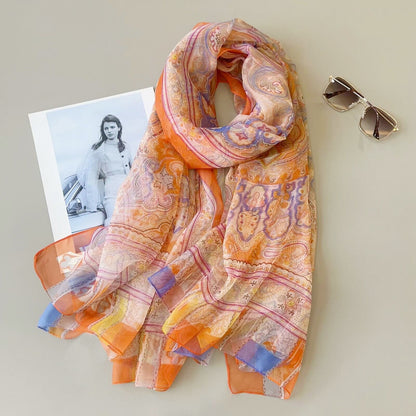 Cassira Paisley Travel Scarf