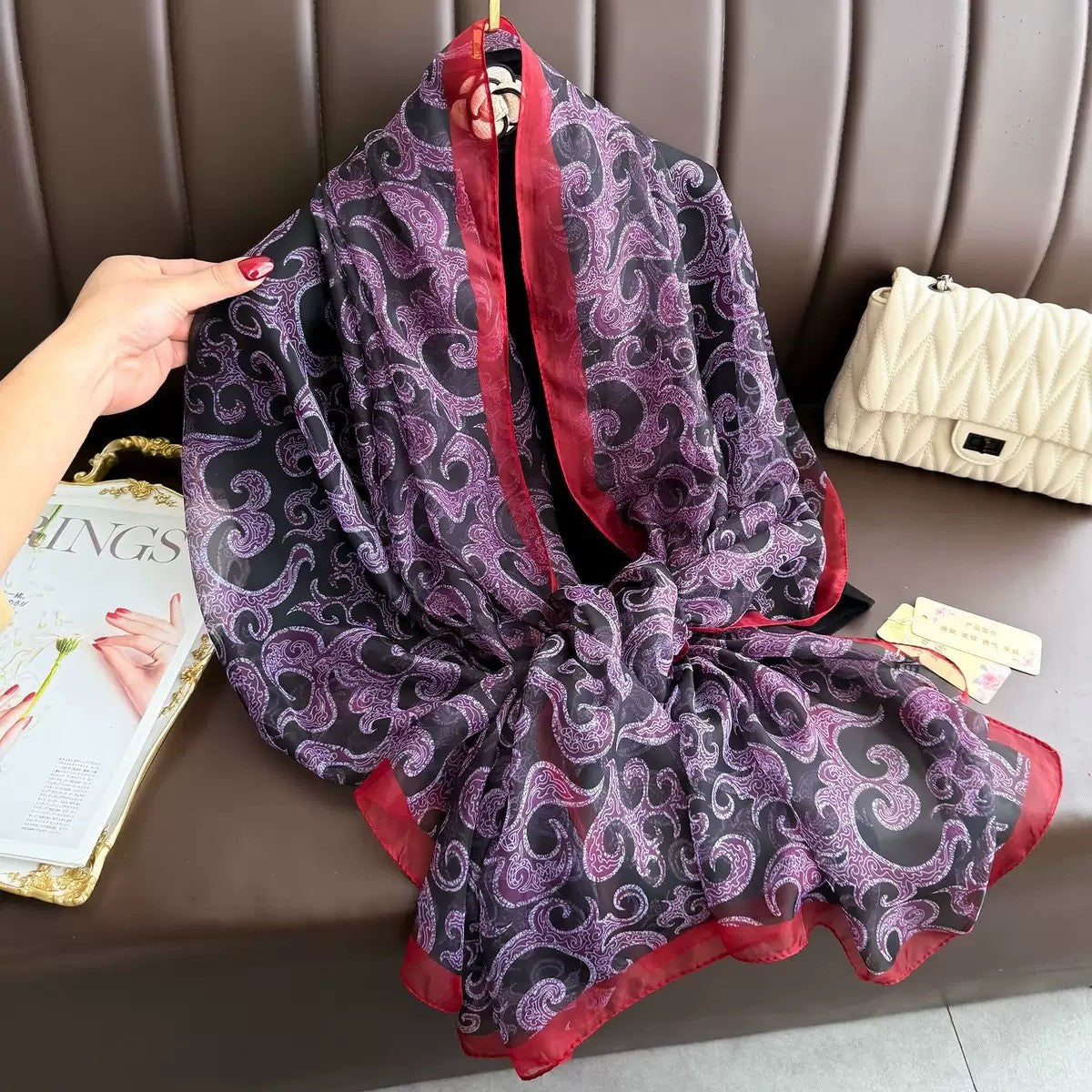 Cassira Paisley Travel Scarf