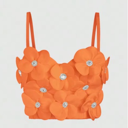 Lunara Crystal Bandeau Top