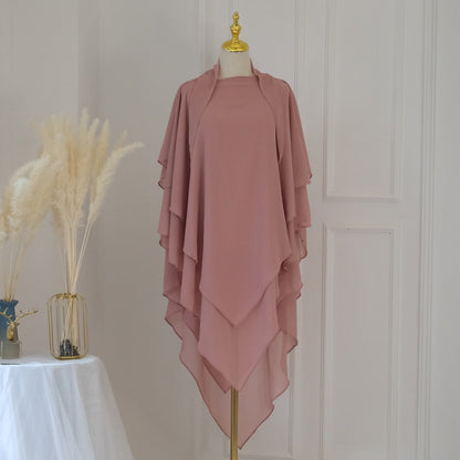 Solana Layered Elegance Head Veil