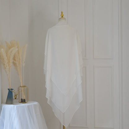 Solana Layered Elegance Head Veil