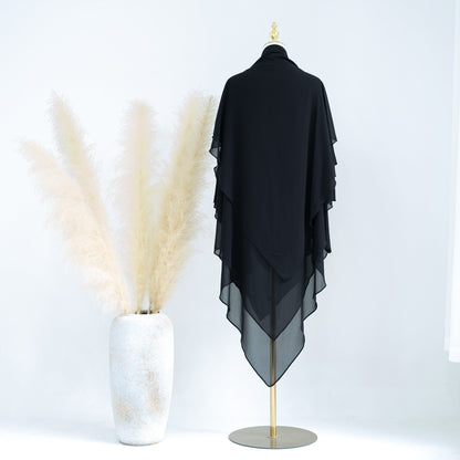 Solana Layered Elegance Head Veil