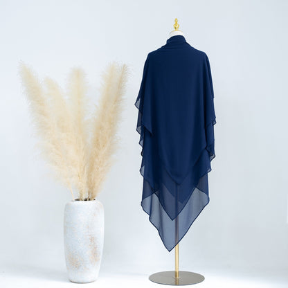 Solana Layered Elegance Head Veil