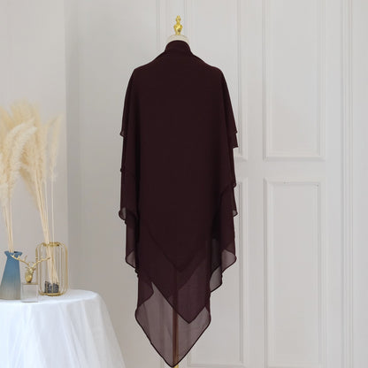 Solana Layered Elegance Head Veil